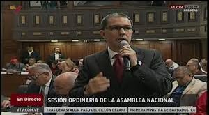 Jorge Arreaza fue el encargado de pedir diferir la discusión de la Ley de Amnistía